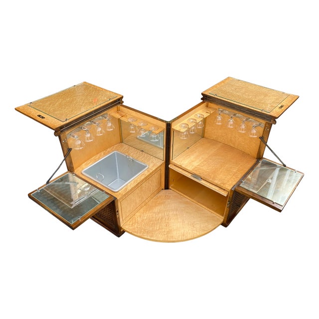 Architectural Bar Cart, Germany, 1950s For Sale