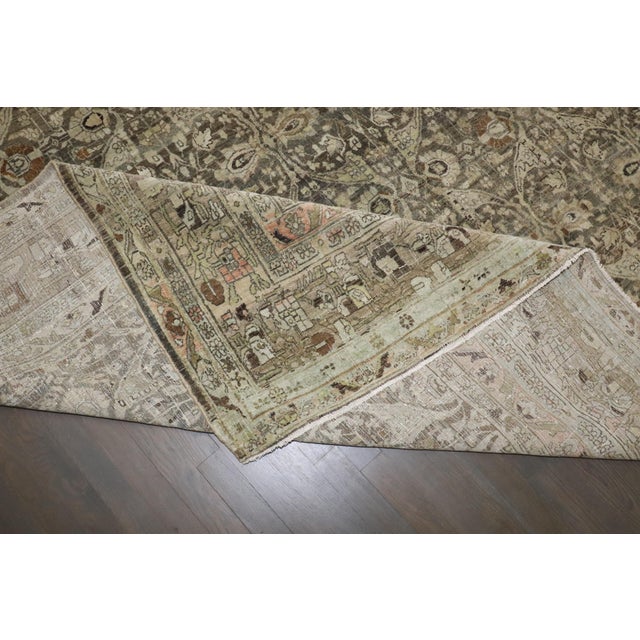 Early 20th Century Antique Zabihi Collection Persian Bidjar Carpet - 8'9" x 12'1" For Sale - Image 5 of 12