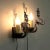 Mid 20th Century Antique Rustic Wrought Iron Wall Sconces - a Pair For Sale - Image 5 of 12