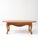 This vintage oak coffee table features a broad oval top, shaped apron, and graceful cabriole legs. Beautiful oak grain...