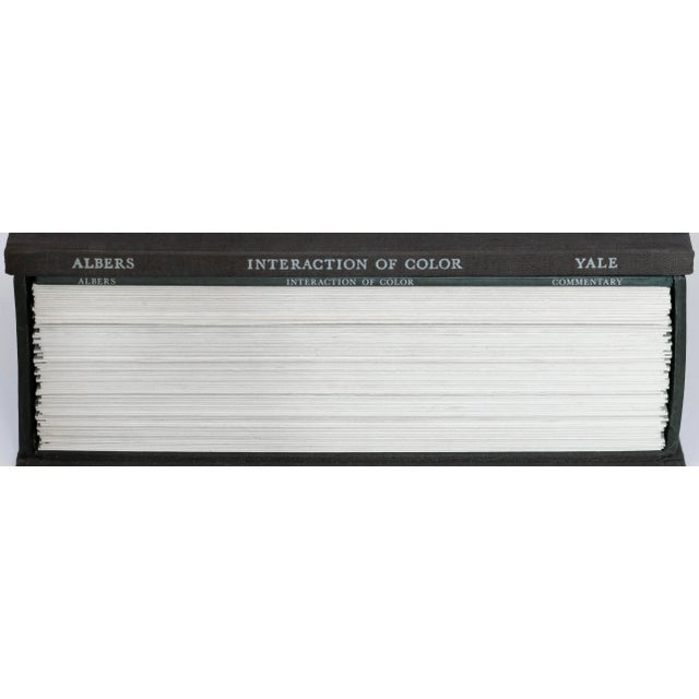 Josef Albers 1963 "Interaction of Color" Folder Xxv-6 Left Side "Autumn Leaves" Print For Sale In New York - Image 6 of 6