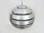1990s Large Vintage Mercury Pendant Light in Brushed Aluminum and Opaline from Eglo, 1990s For Sale - Image 5 of 11