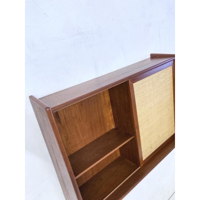 Teak Wall Cabinet with Mirror attributed to Arne Wahl Iversen for Brenderup, Denmark, 1960s For Sale - Image 13 of 15