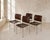 Vintage Plywood and Chrome Stacking Chairs from Kusch + Co., Germany, 1970s, Set of 4 For Sale - Image 11 of 11