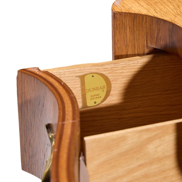 Edward Wormley for Dunbar Mid Century Rosewood and Brass Commode Console Chest of Drawers For Sale - Image 9 of 9