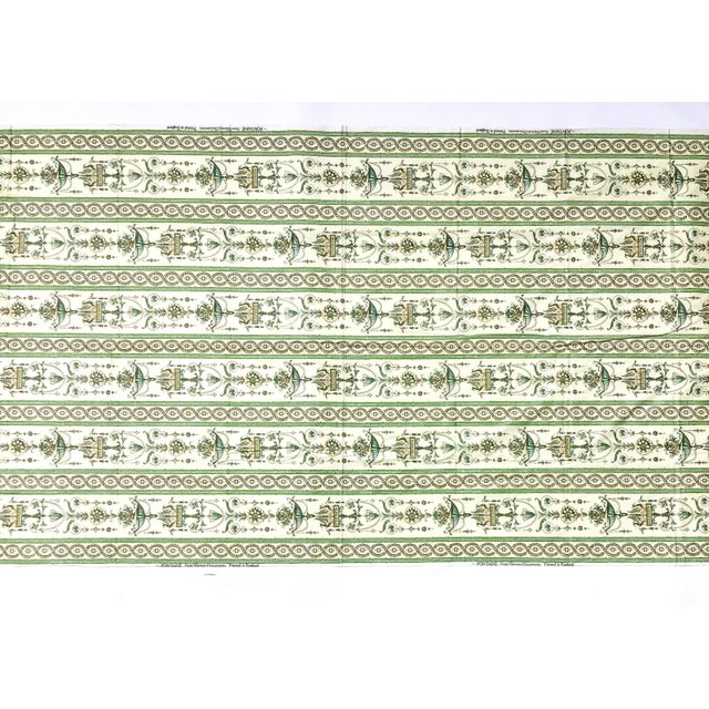 Cream Vintage Fabric Made in England by Fontaine For Sale - Image 8 of 8