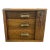 1950s Vintage Oak Post Office Locking Employees Cash & Stamp Box by National Cabinet Co. For Sale