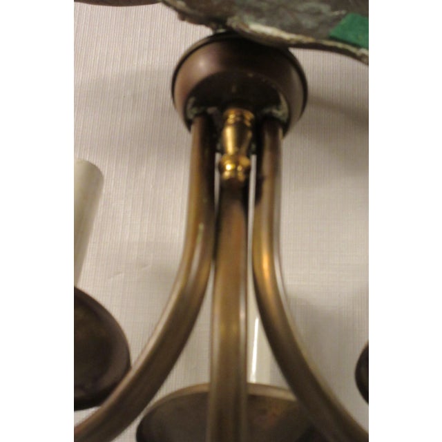 Bronze 1950s Bronze Eagle Sconces - a Pair For Sale - Image 8 of 11