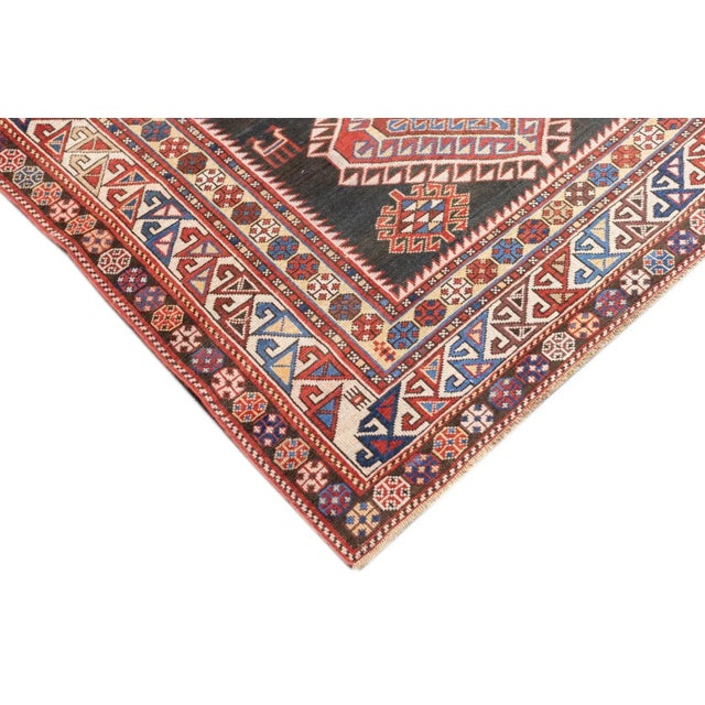 Antique Shirvan Rug 4' x 9' For Sale In New York - Image 6 of 12