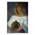 1970's Mid-Century Impressionist Woman Oil Portrait Painting For Sale