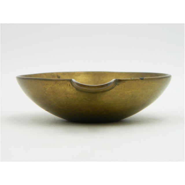 Mid-Century Modern Model 4082 Ashtray in Brass by Carl Auböck for Werkstätte Carl Auböck, Vienna, 1950s For Sale - Image 3 of 11