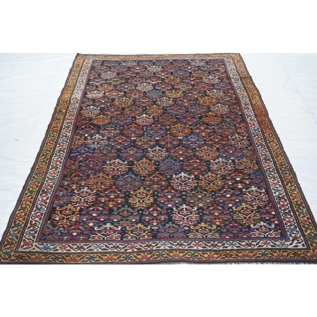 Antique Kurdish Rug 4'7'' x 7'6'' For Sale - Image 10 of 11