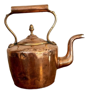 Small Antique George III Copper Kettle, 1800