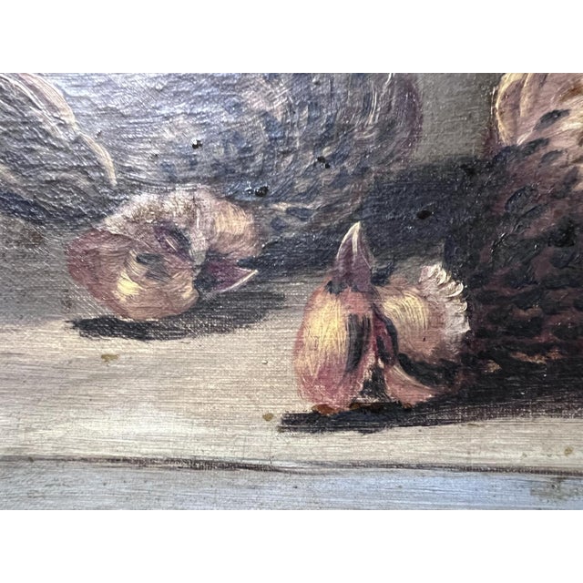 Chevalard, Still Lifes with Game & Fruit, Oil, Set of 2 For Sale - Image 7 of 14