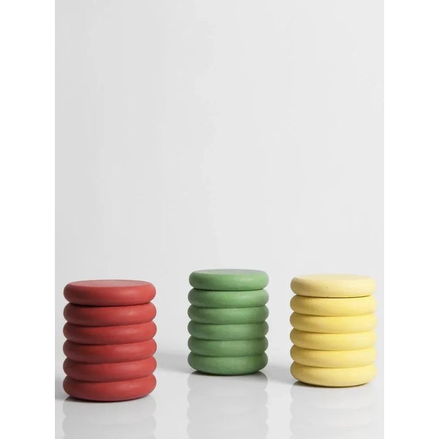 Yellow Macarron Candle by Miguel Reguero For Sale - Image 6 of 15