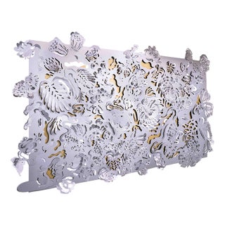 The Hunt Metallic Tapestry in Mirrored Finish Aluminum by Altreforme For Sale