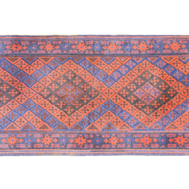 Textile Vintage Afghani Baluch Runner For Sale - Image 7 of 15