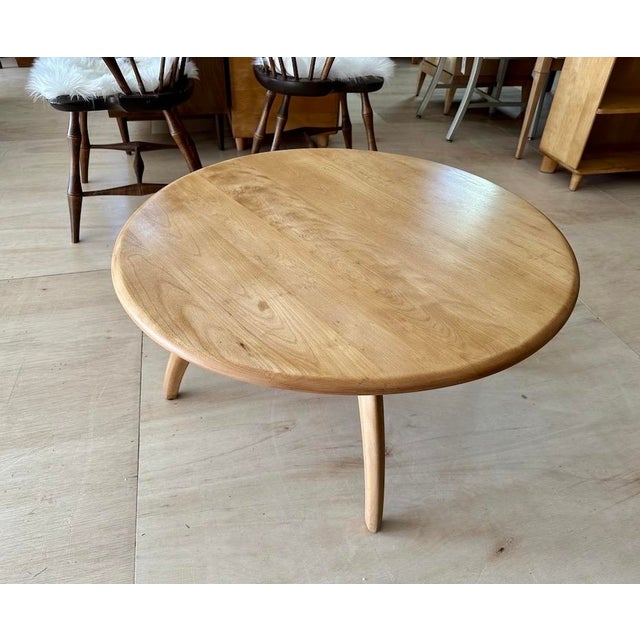 Mid-Century Modern Mid Century Heywood Wakefield Rotating 'Lazy Susan' Coffee/Cocktail Table For Sale - Image 3 of 6