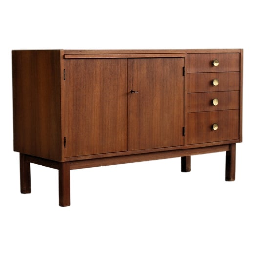 Vintage Swedish Sideboard in Teak, 1960s For Sale