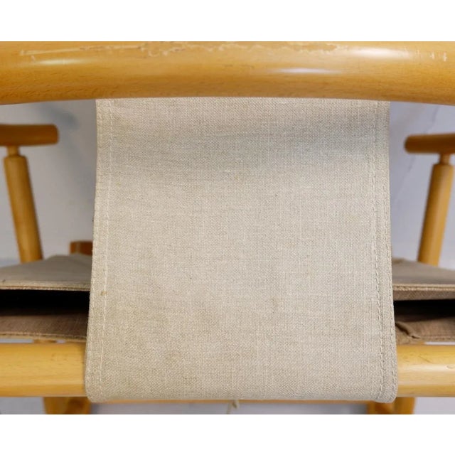 Wood G23 Hoop Armchair by Piero Palange & Werther Toffoloni for Germa For Sale - Image 7 of 9