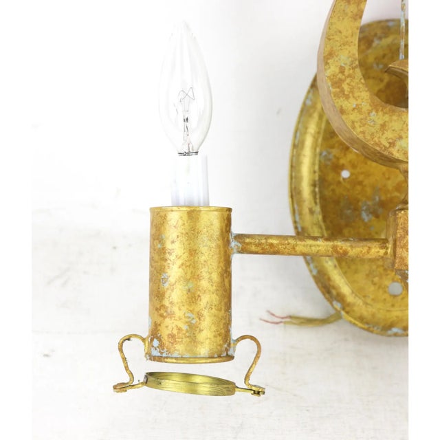 Art Deco Vintage Lyre Design Paris Wall Lamps - Toler Wall Lamps by Brunschwig & Fils - a Pair For Sale - Image 3 of 7