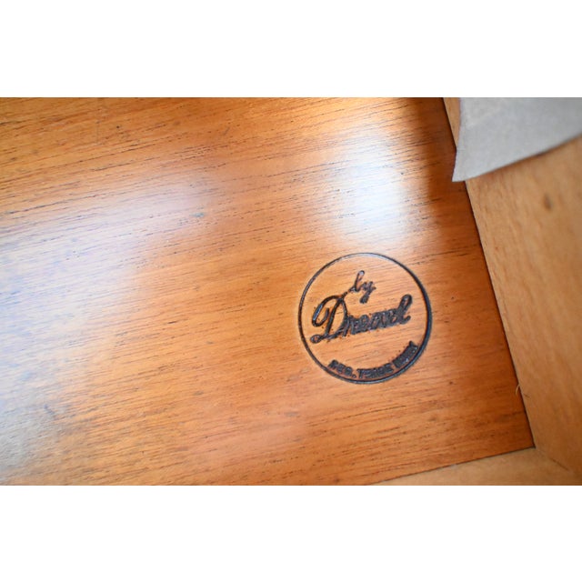 Mid-Century Modern Perspective Nightstands by Milo Baughman for Drexel, Pair | Newly Refinished For Sale - Image 15 of 15