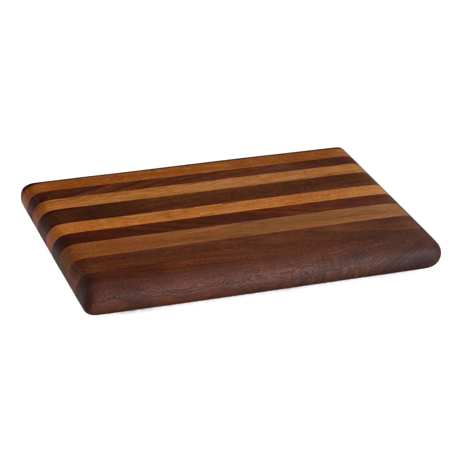 1960s Arthur Espenet Carpenter Wood Block, Solid Alternating Walnut and ...