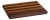 1960s Arthur Espenet Carpenter Wood Block, Solid Alternating Walnut and Mahogany Strips For Sale