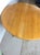 Mid Century Modern Round Dining Table With Butcher Block Top and Chrome Base For Sale - Image 10 of 15