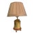 Unique Brass Antique Jar Table Lamp With Shade For Sale