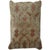Large pillow made from a Vintage Turkish rug in camel and soft red. 20'' x 27''