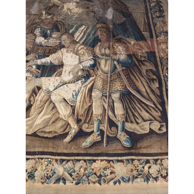 Large Aubusson Tapestry, 1650 For Sale - Image 13 of 16