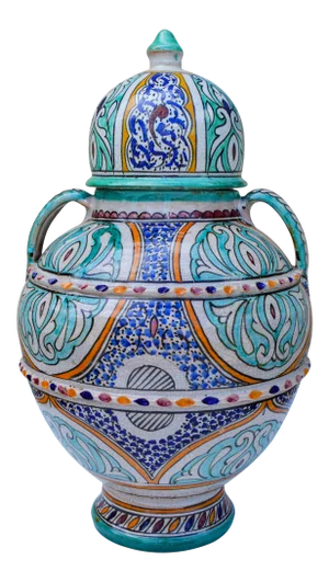 Antique Andalusian Ceramic Vase