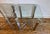 Pair of Vintage MCM Chrome & Glass X - Base End Tables For Sale - Image 4 of 8