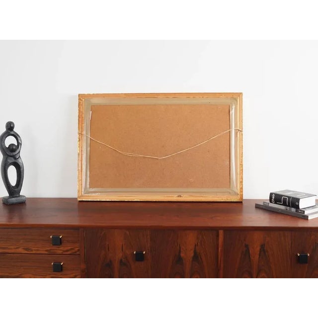 Scandinavian Tapestry in Frame Depicting Farmer with Horses, 1970s For Sale - Image 11 of 12