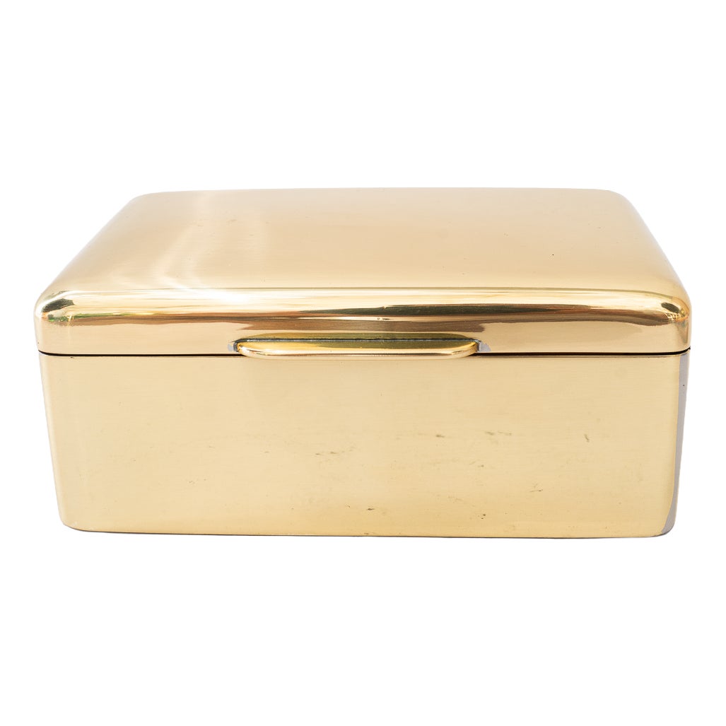 Brass Box from Mechanical Engineering Company, 1920s | Chairish