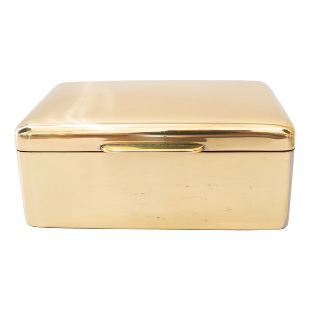 Brass Box from Mechanical Engineering Company, 1920s For Sale