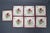 Gien, France “Lorraine” Pattern Circa 1950s A charming eight-piece French faience serving set by Gien in the delightful...