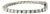 21st-Century 14k White Gold 40 Diamonds Weigh Approximately 10 Carats Bracelet For Sale