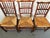 Antique English Lancashire Elmwood Tavern Chairs With Rush Seats- Set of 6 For Sale - Image 9 of 13