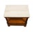 1990s Baker / Milling Road Solid Cherry Early American Contemporary 27" Accent End Table W. White Granite Top 13-676-8 For Sale - Image 5 of 14