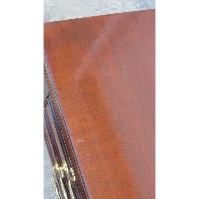 Amazing Mahogany Councill Executive Desk Designer For Sale - Image 9 of 18