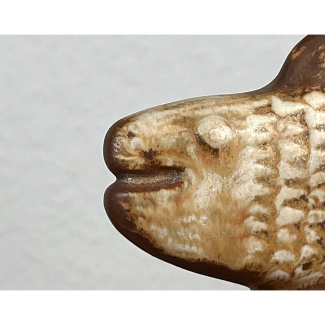 Mid-Century Modern Danish Studio Pottery Decorative Fish Hanger by Haico Nitzsche for Søholm, 1960s For Sale - Image 13 of 18