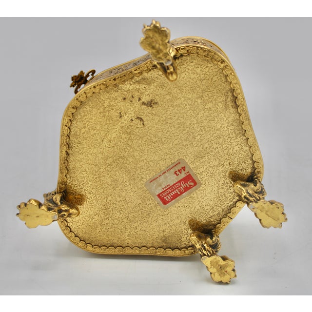 Vintage French Beveled Glass Jewelry Box For Sale - Image 10 of 10