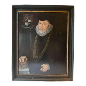Hieronimo Custodis Oil on Panel Painting, Portrait of Martin James of Smarden