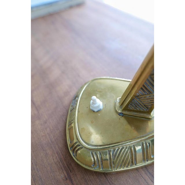 Swedish Brass E1139 Table Lamp by Sonja Katzin for ASEA, 1940s For Sale - Image 12 of 18