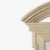 Beige Arched Pediment Mirror in Natural Limed Wood by John Hutton for Donghia For Sale - Image 8 of 10