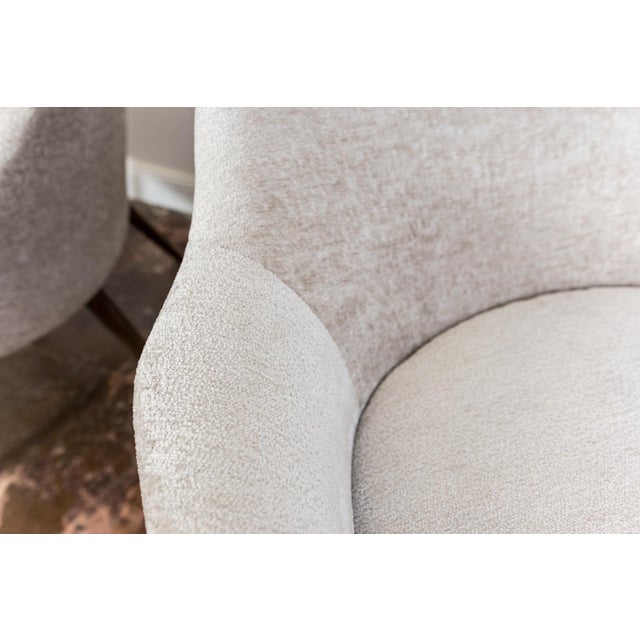 Mid-Century Modern Set of Cream Cocktail Chairs, 1970s For Sale - Image 3 of 13