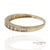 Contemporary 14k 585 Solid Yellow Gold Natural Diamond Band Ring, Size 8 For Sale - Image 3 of 12