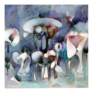 Daniel Ketelhut, "Alien Landscape 7" Original Oil on Panel, 2024